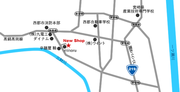 キーカフェ案内地図